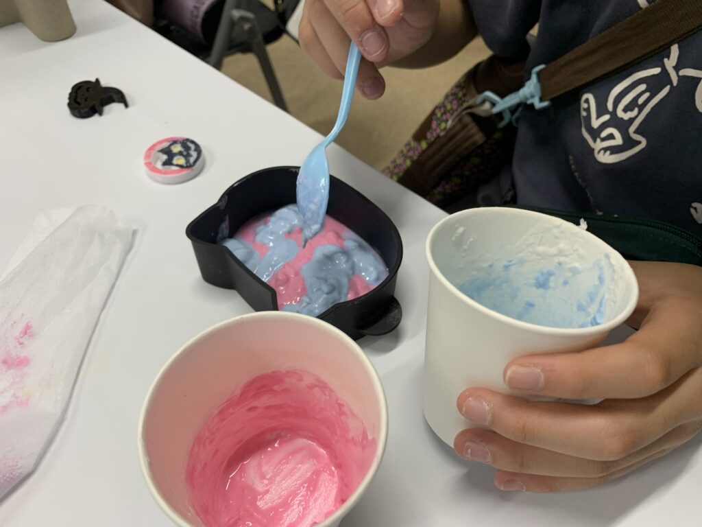 けいそう土コースターワークショップ 子ども 制作風景 イベント